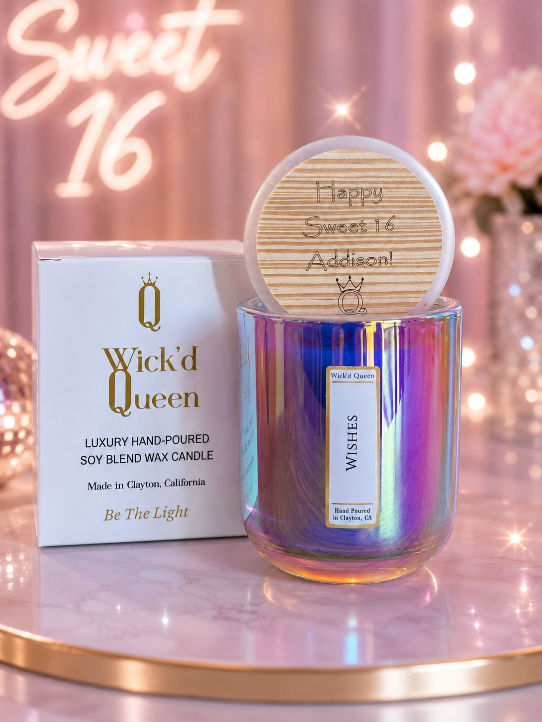 10 oz PERSONALIZED CANDLE